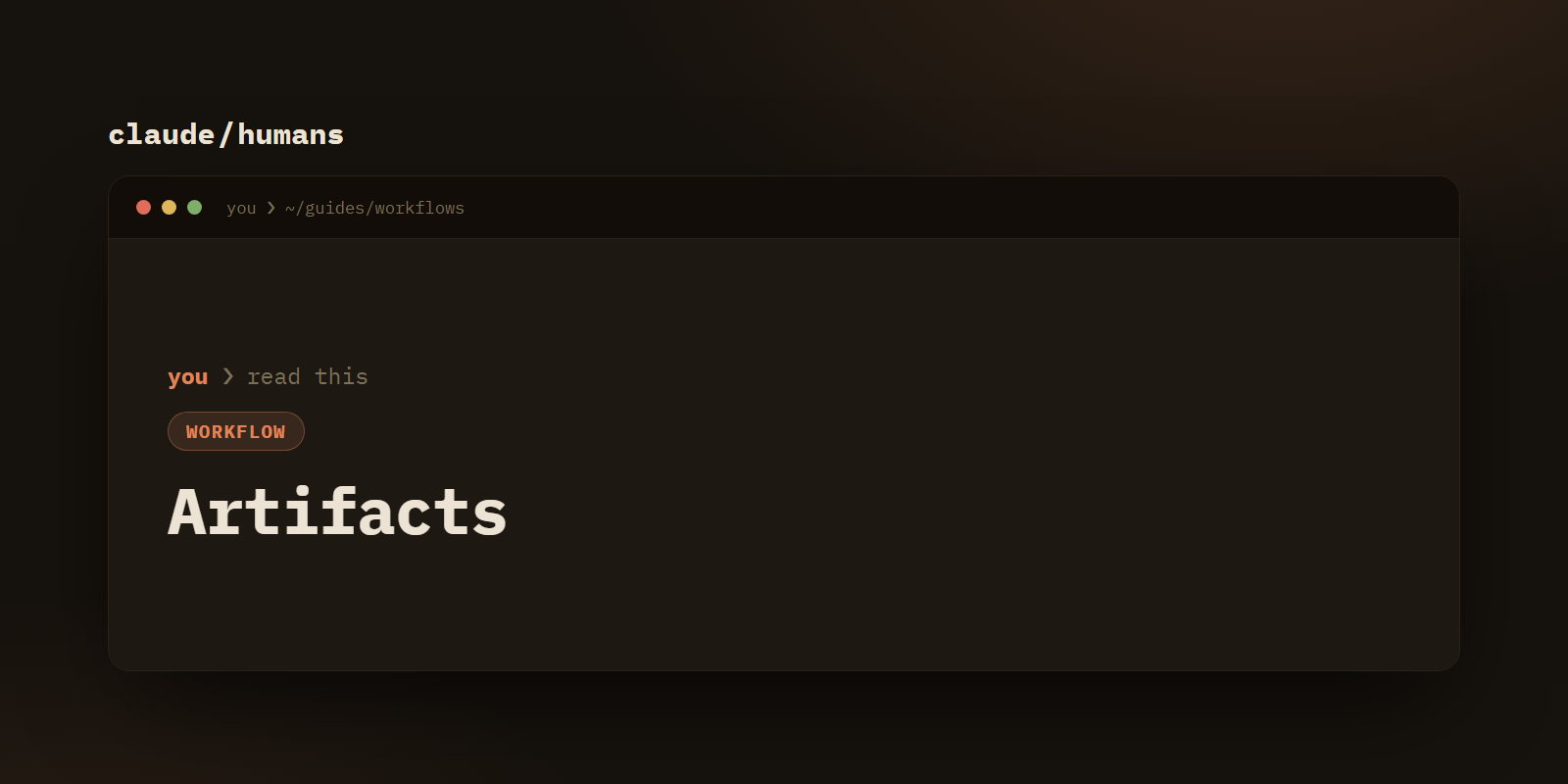 Claude Artifacts: turning a session into a shareable page