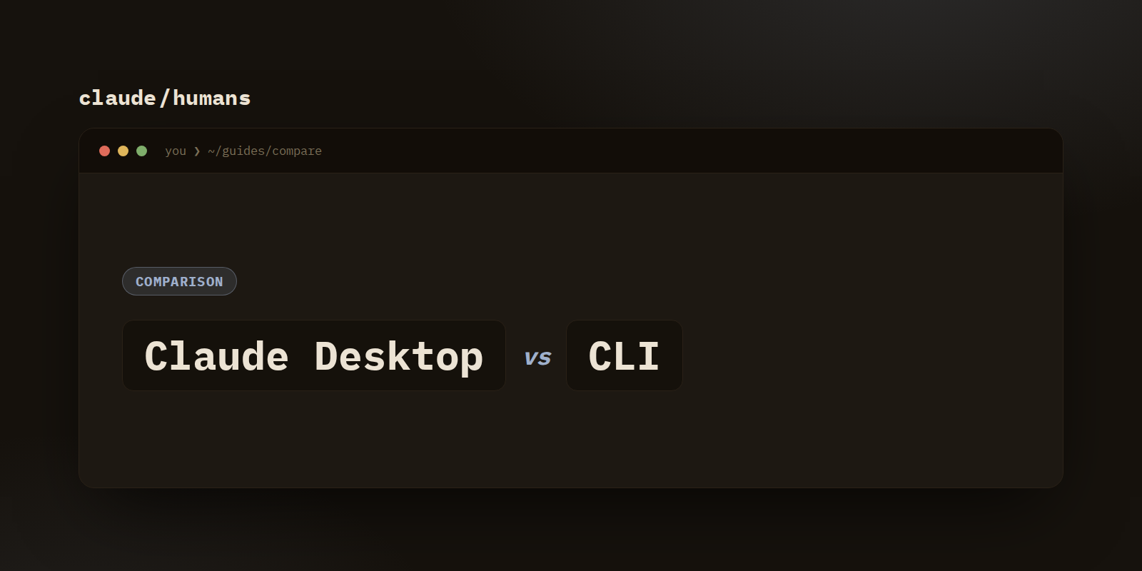 Claude Code Desktop vs the terminal (CLI): which should you use?
