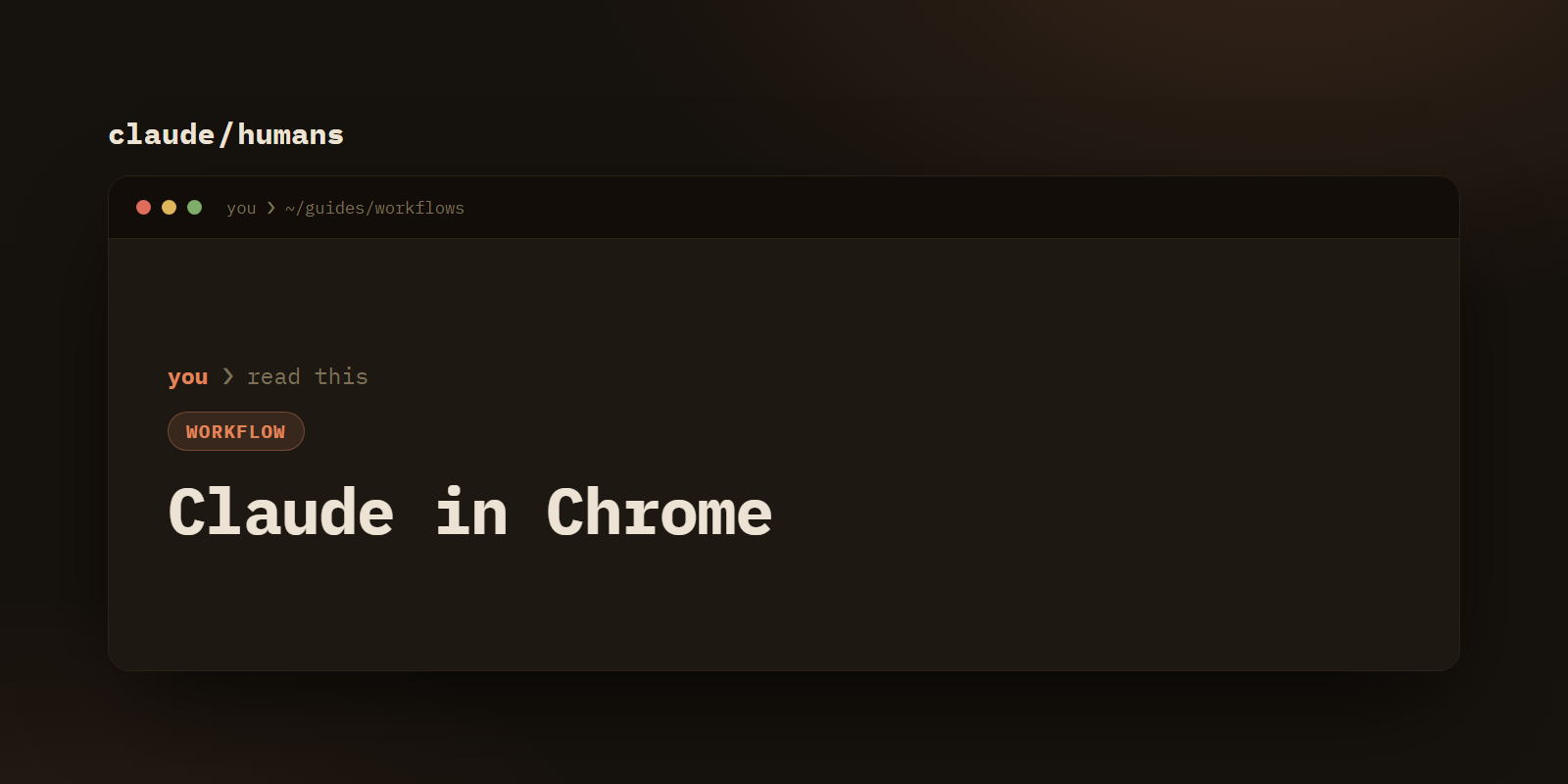 Claude in Chrome: letting Claude use your browser