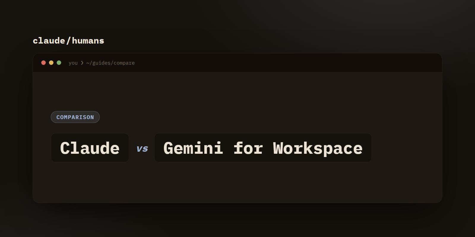 Claude vs Gemini for Google Workspace (2026)
