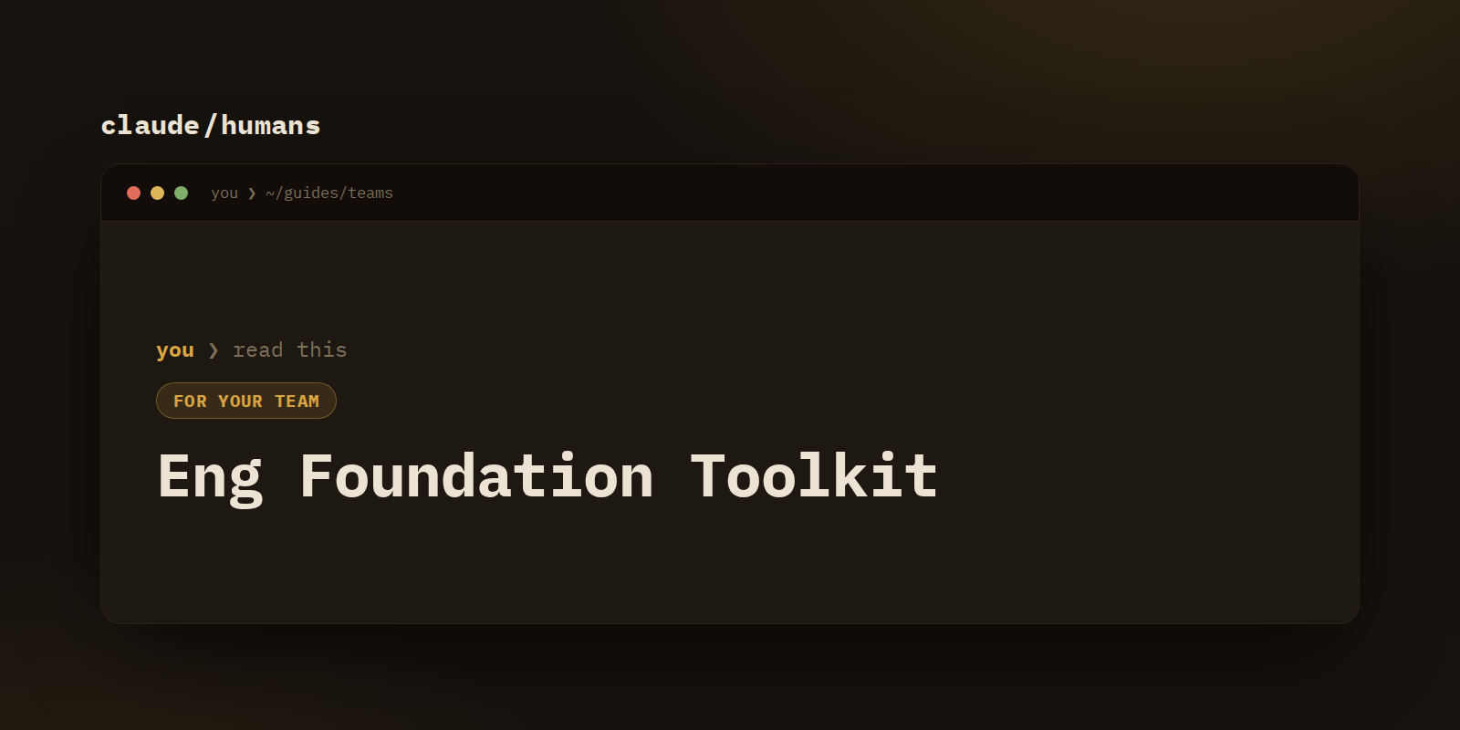 Engineering Foundation toolkit: CLAUDE.md template, ARCHITECTURE.md template, and the engineering prompt library