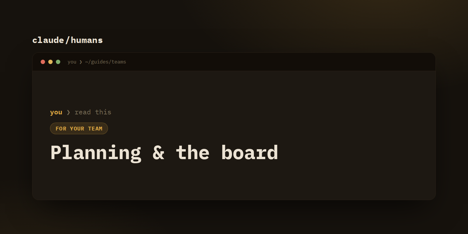 Planning & the board: a quarterly plan with a real cut list, and a board narrative you can defend in the room