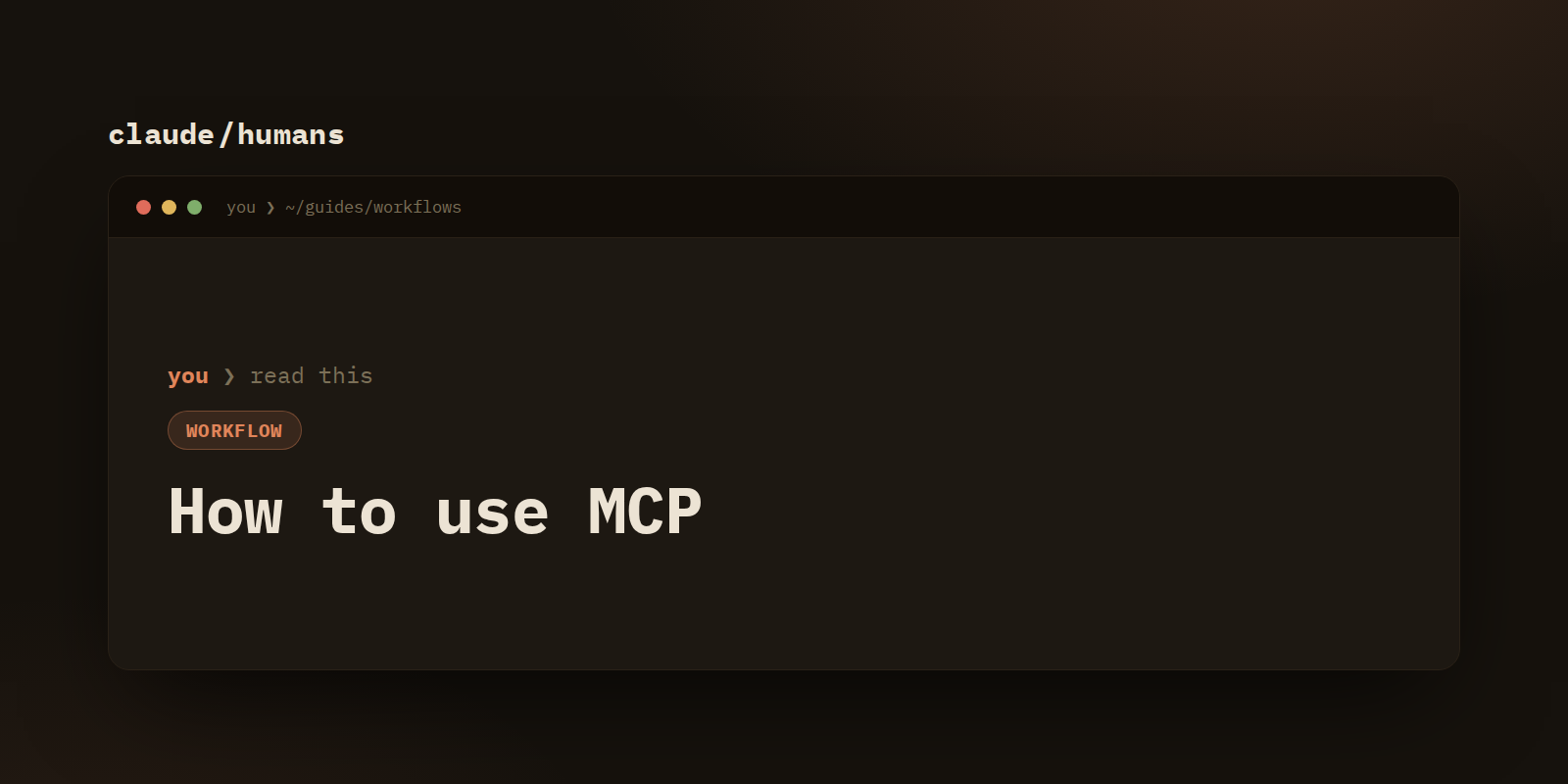 How to use MCP with Claude Code