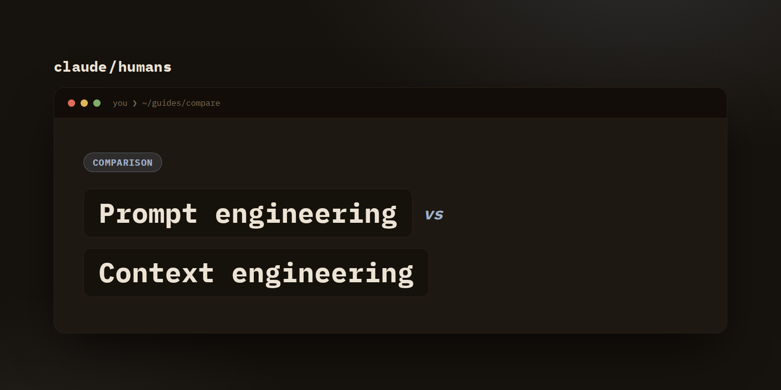 Prompt engineering vs Context engineering (2026)