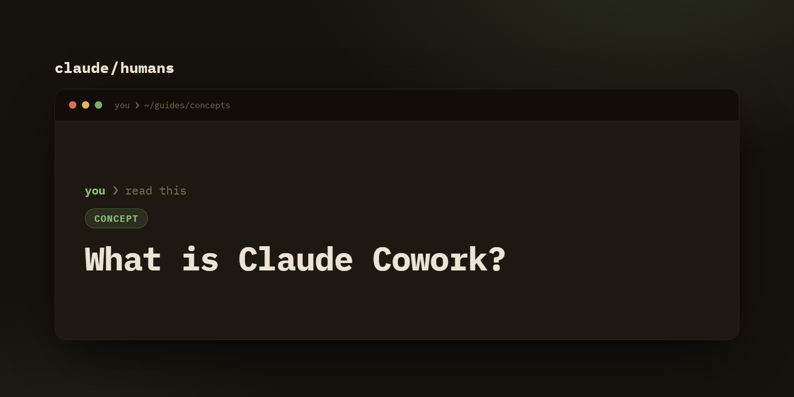 What is Claude Cowork? (in plain English)